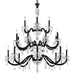 Schonbek - 20 Light Chandelier - Napoli - Heirloom Bronze- Union Lighting Luminaires Decor