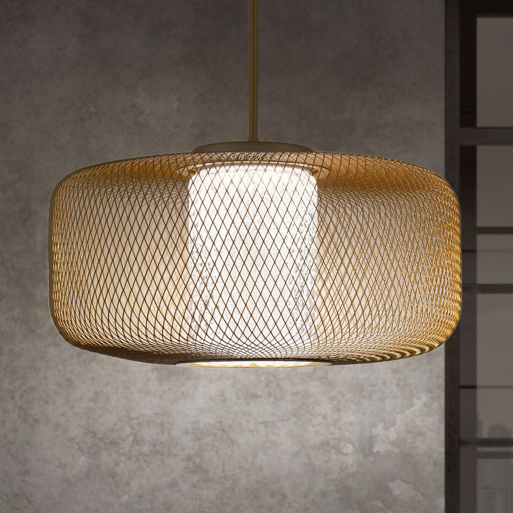 Schonbek - LED Pendant - Kodo - Black- Union Lighting Luminaires Decor