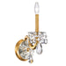 Schonbek - One Light Wall Sconce - San Marco - Etruscan Gold- Union Lighting Luminaires Decor