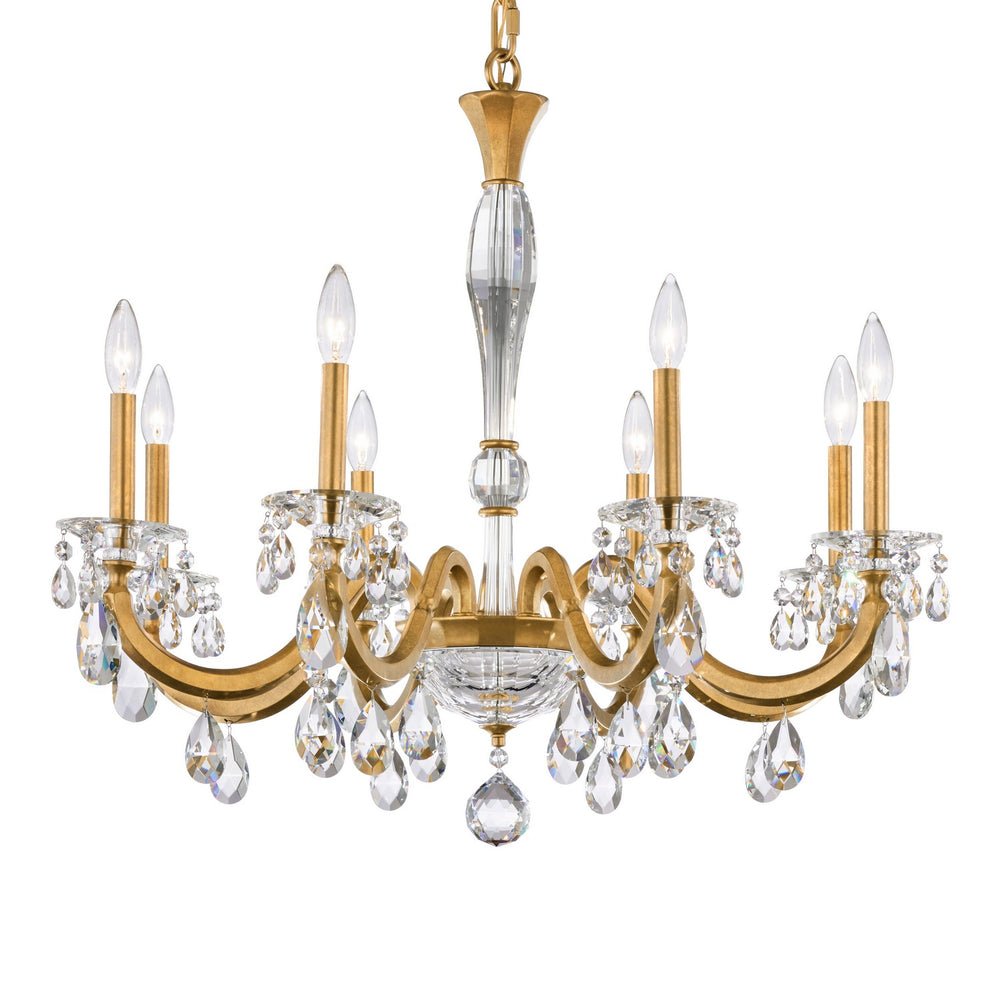 Schonbek - Eight Light Chandelier - San Marco - Black- Union Lighting Luminaires Decor