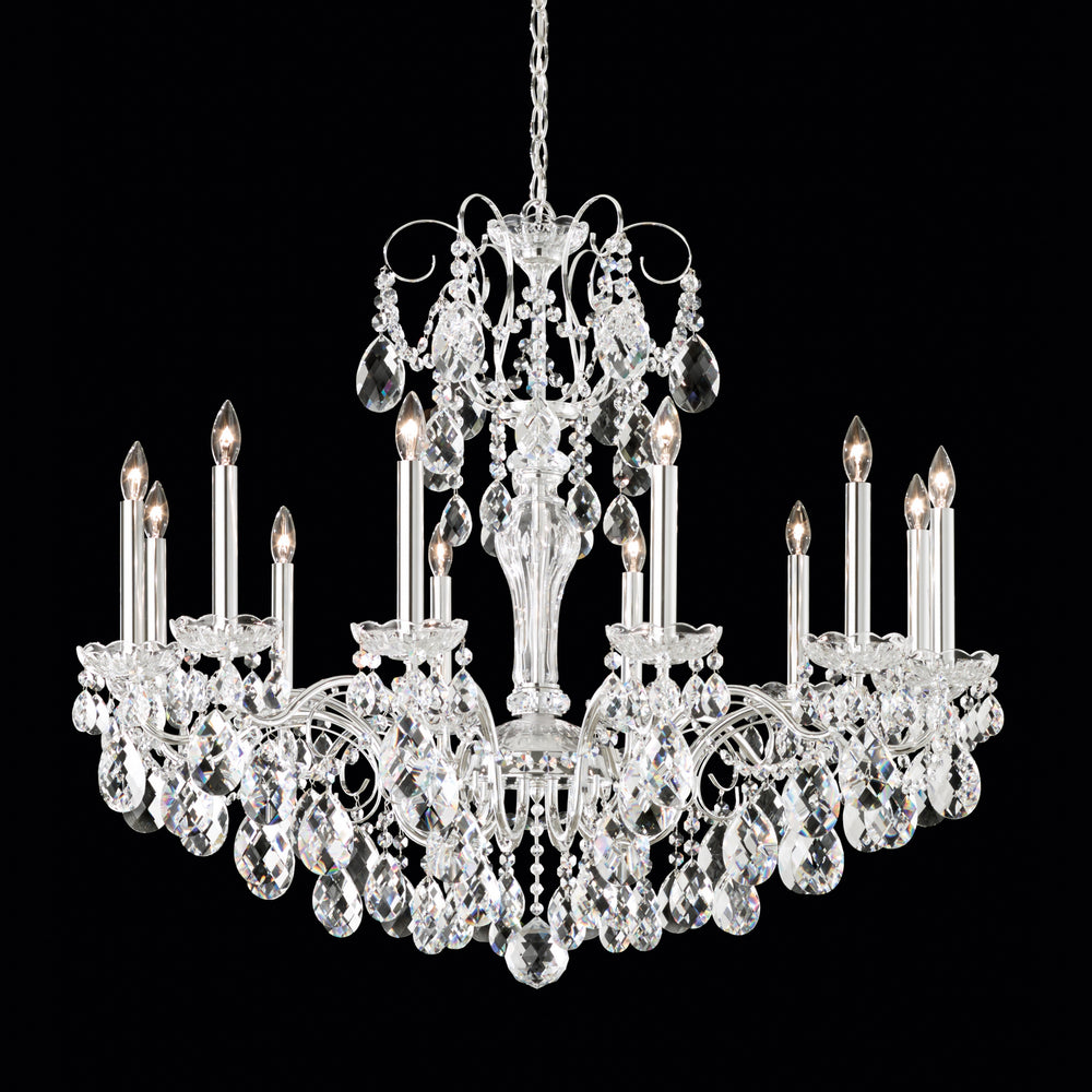 Schonbek - 12 Light Chandelier - Sonatina - Silver- Union Lighting Luminaires Decor