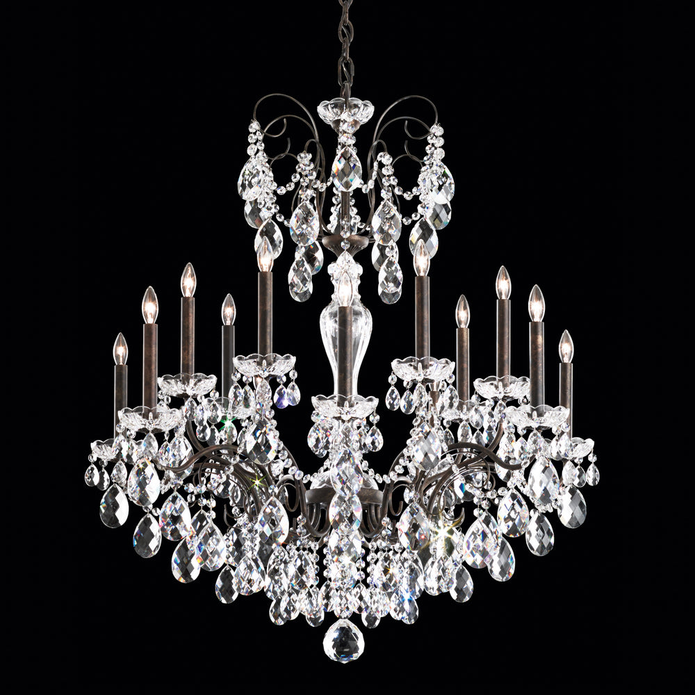 Schonbek - 14 Light Chandelier - Sonatina - Silver- Union Lighting Luminaires Decor