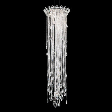 Schonbek - Five Light Pendant - Trilliane Strands - Stainless Steel- Union Lighting Luminaires Decor