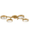 Fredrick Ramond Canada - LED Flush Mount - Cava - Lacquered Brass- Union Lighting Luminaires Decor