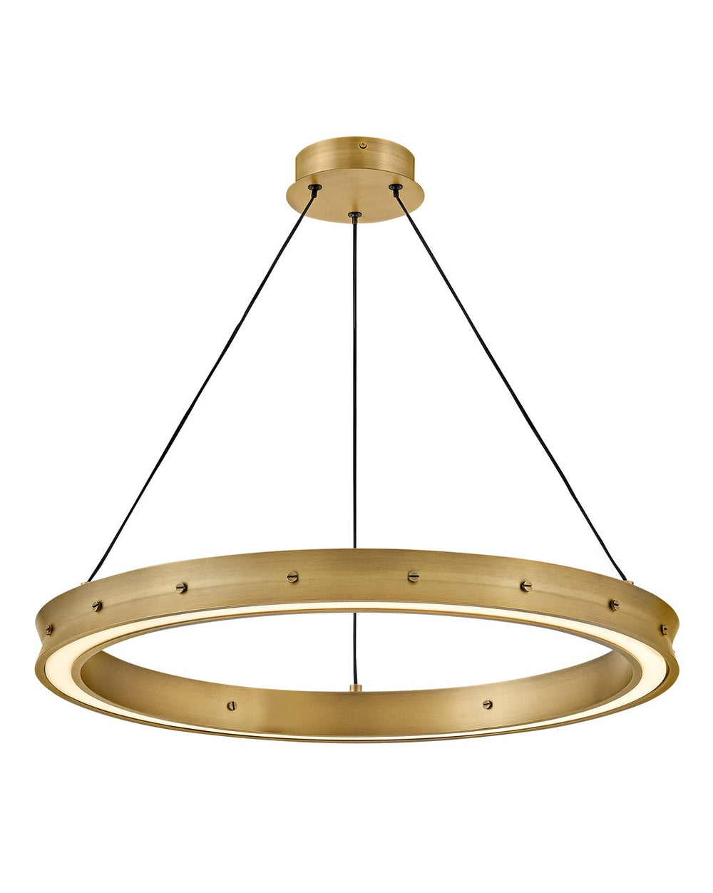 Fredrick Ramond Canada - LED Chandelier - Althea - Lacquered Brass- Union Lighting Luminaires Decor