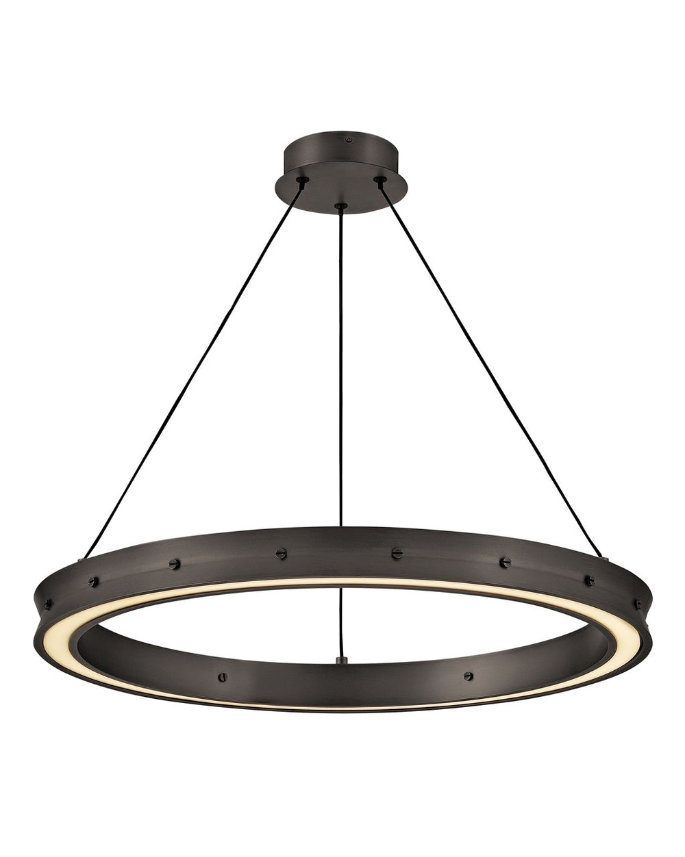 Fredrick Ramond Canada - LED Chandelier - Althea - Satin Black- Union Lighting Luminaires Decor