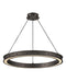 Fredrick Ramond Canada - LED Chandelier - Althea - Satin Black- Union Lighting Luminaires Decor