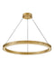 Fredrick Ramond Canada - LED Chandelier - Althea - Lacquered Brass- Union Lighting Luminaires Decor