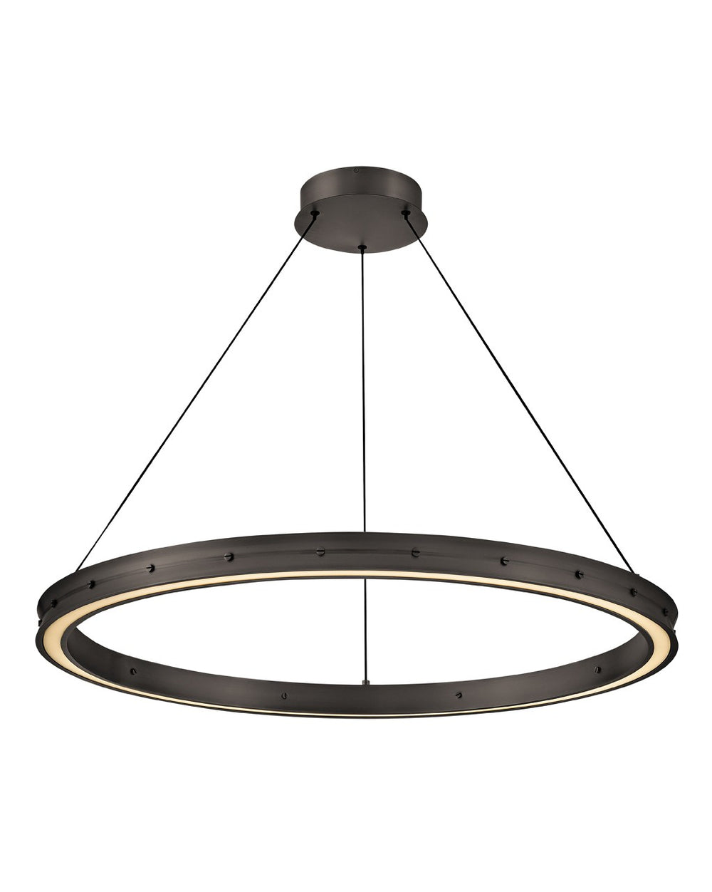 Fredrick Ramond Canada - LED Chandelier - Althea - Satin Black- Union Lighting Luminaires Decor