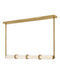 Fredrick Ramond Canada - LED Linear Pendant - Cy - Lacquered Brass- Union Lighting Luminaires Decor