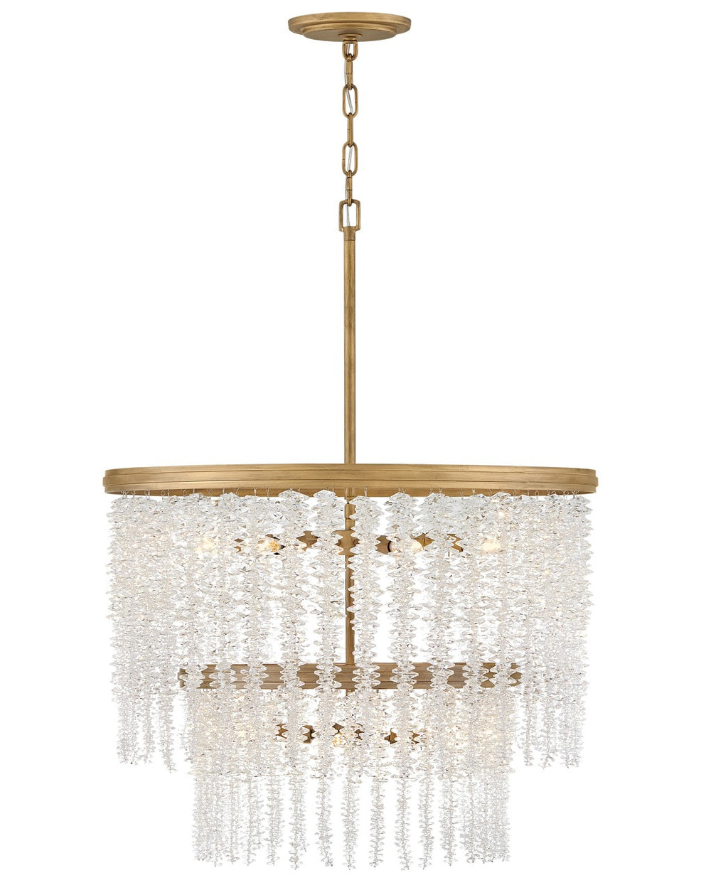 Fredrick Ramond Canada - LED Chandelier - Rubina - Burnished Gold- Union Lighting Luminaires Decor