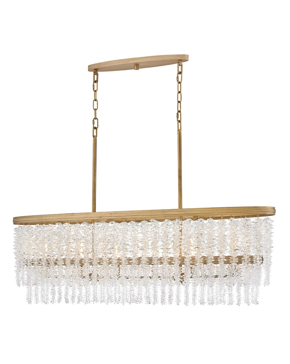 Fredrick Ramond Canada - LED Linear Pendant - Rubina - Burnished Gold- Union Lighting Luminaires Decor
