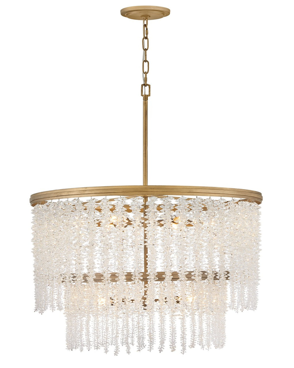 Fredrick Ramond Canada - LED Chandelier - Rubina - Burnished Gold- Union Lighting Luminaires Decor