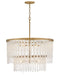 Fredrick Ramond Canada - LED Chandelier - Rubina - Burnished Gold- Union Lighting Luminaires Decor