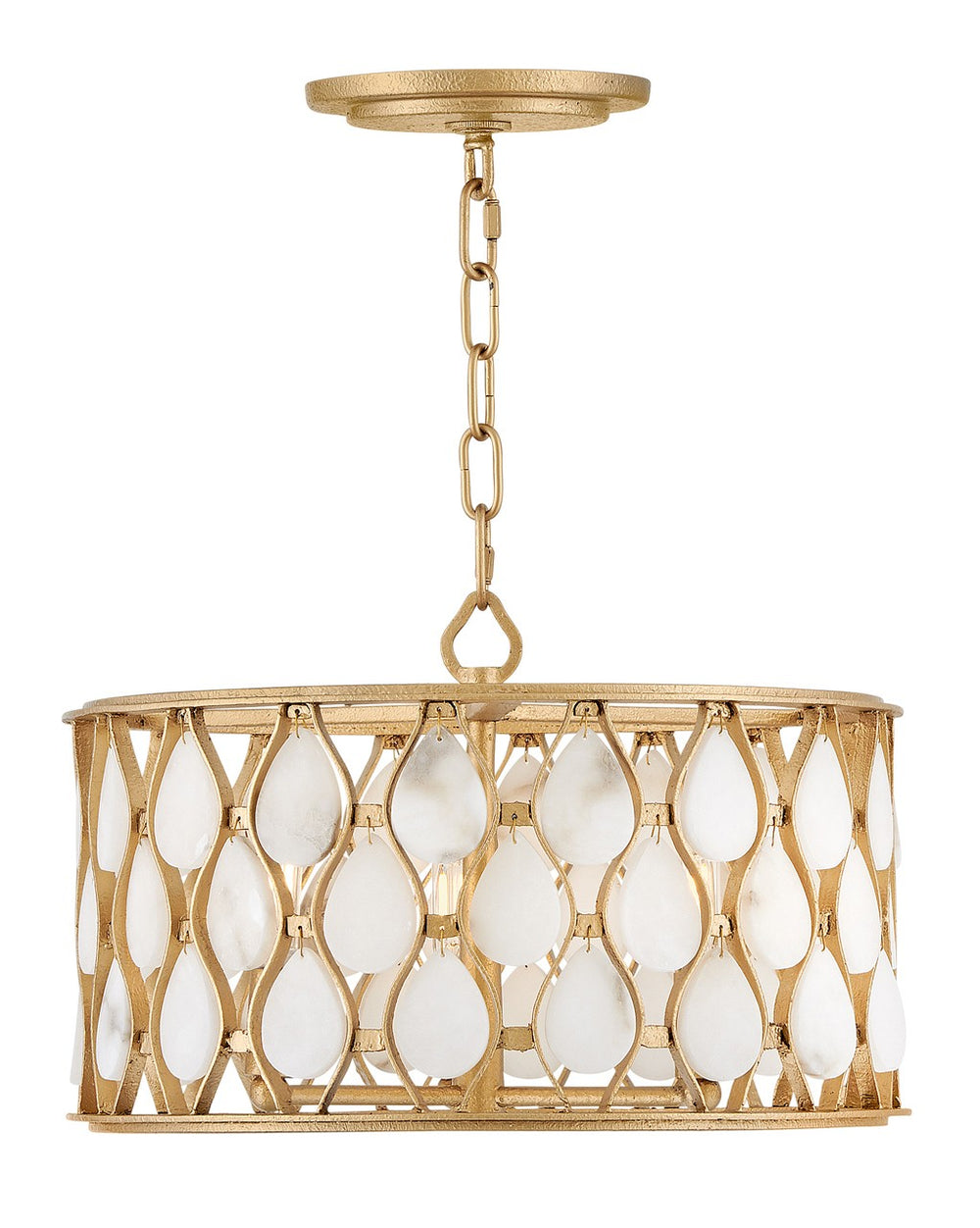 Fredrick Ramond Canada - LED Convertible Semi-Flush Mount - Estie - Piastra Gold- Union Lighting Luminaires Decor