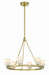 Crystorama - LED Chandelier - Aragon - Soft Brass- Union Lighting Luminaires Decor