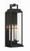 Crystorama - Four Light Outdoor Wall Sconce - Aspen - Matte Black- Union Lighting Luminaires Decor