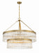 Crystorama - Nine Light Chandelier - Emory - Modern Gold- Union Lighting Luminaires Decor