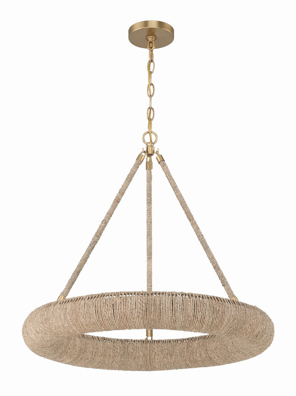 Crystorama - LED Chandelier - Oakley - Soft Gold- Union Lighting Luminaires Decor