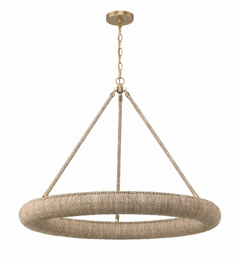 Crystorama - LED Chandelier - Oakley - Soft Gold- Union Lighting Luminaires Decor