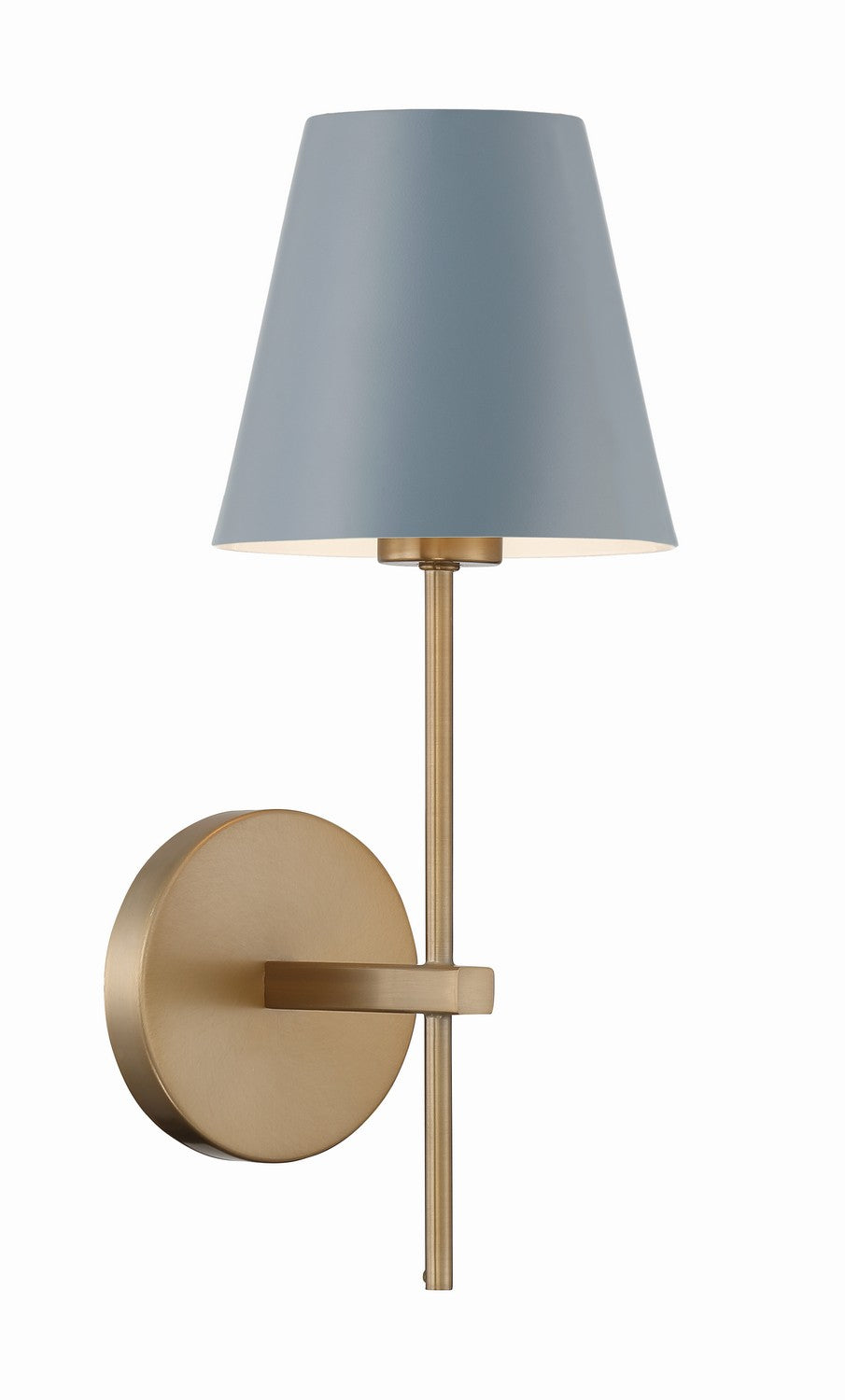 Crystorama - One Light Wall Sconce - Xavier - Vibrant Gold- Union Lighting Luminaires Decor