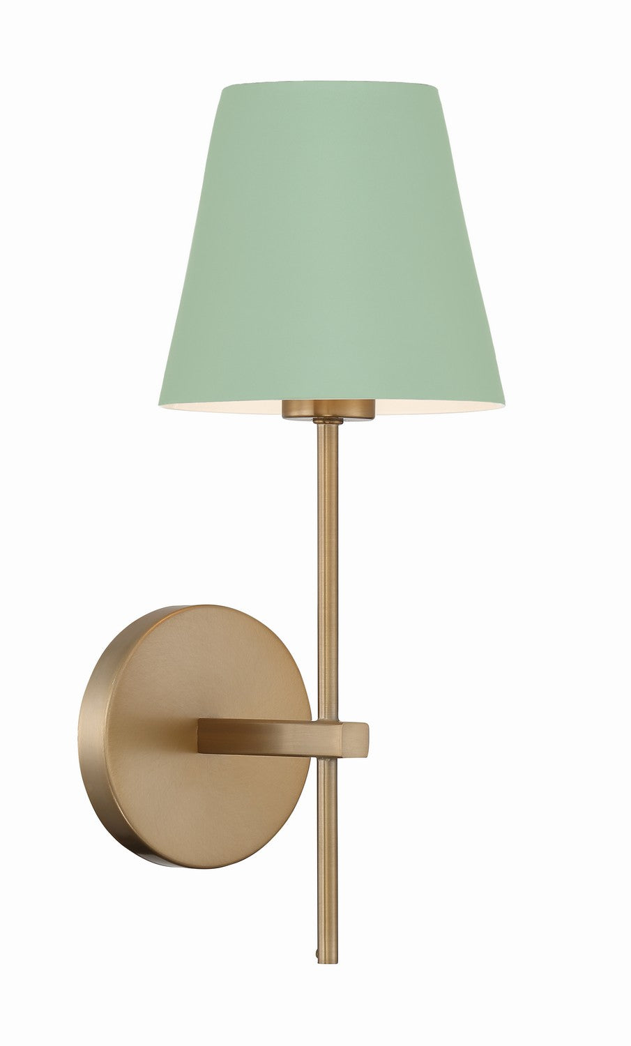 Crystorama - One Light Wall Sconce - Xavier - Vibrant Gold- Union Lighting Luminaires Decor
