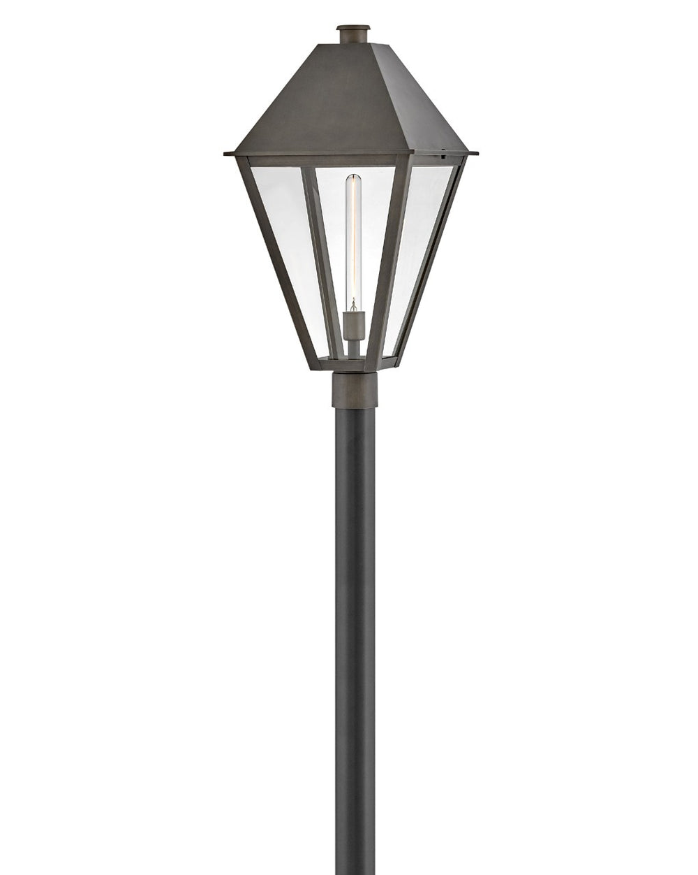 Hinkley Canada - LED Post Mount - Endsley - Blackened Brass- Union Lighting Luminaires Decor