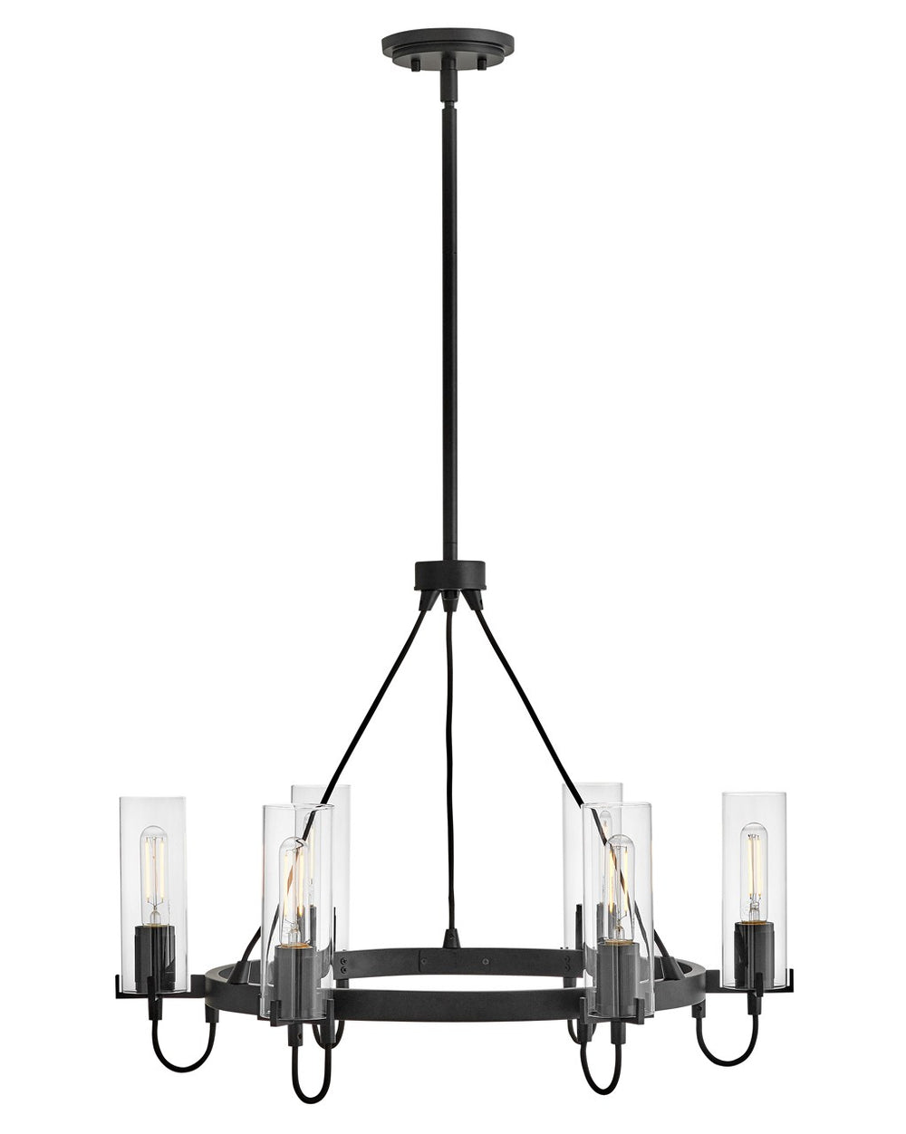 Hinkley Canada - LED Chandelier - Ryden - Black- Union Lighting Luminaires Decor