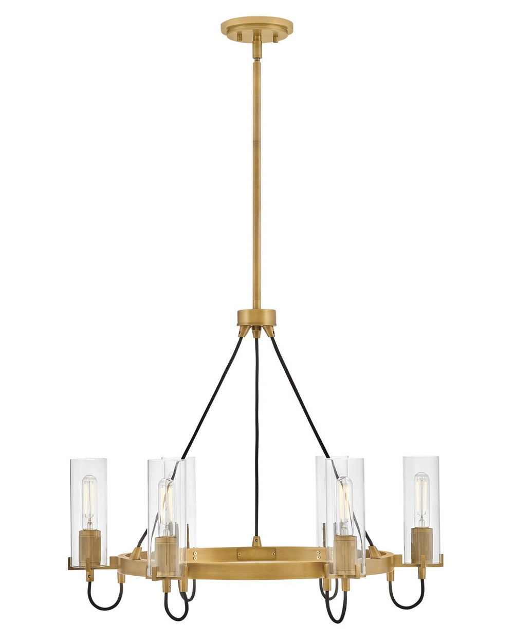 Hinkley Canada - LED Chandelier - Ryden - Heritage Brass- Union Lighting Luminaires Decor