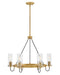 Hinkley Canada - LED Chandelier - Ryden - Heritage Brass- Union Lighting Luminaires Decor