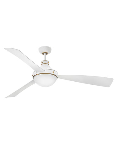 Hinkley Canada - 62"Ceiling Fan - Oliver - Matte White- Union Lighting Luminaires Decor