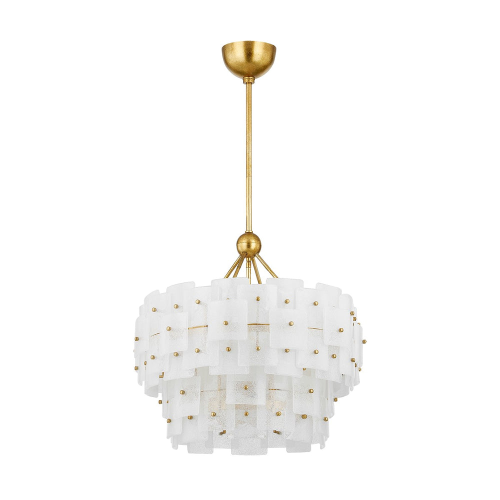 Troy Lighting Canada - Six Light Chandelier - Jacik - Vintage Gold Leaf- Union Lighting Luminaires Decor