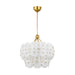 Troy Lighting Canada - Six Light Chandelier - Jacik - Vintage Gold Leaf- Union Lighting Luminaires Decor