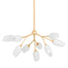 Troy Lighting Canada - Nine Light Chandelier - Aldean - Vintage Gold Leaf- Union Lighting Luminaires Decor