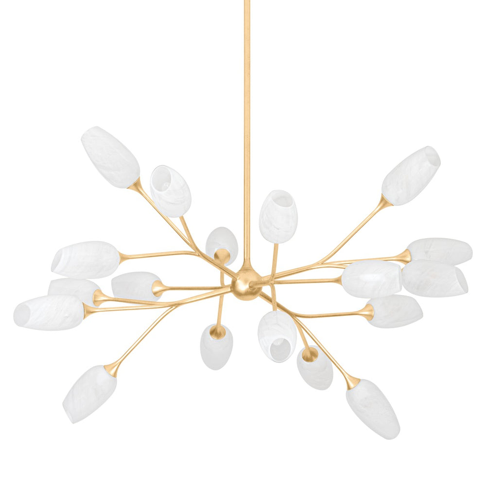 Troy Lighting Canada - 18 Light Chandelier - Aldean - Vintage Gold Leaf- Union Lighting Luminaires Decor