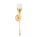Hudson Valley Canada - One Light Wall Sconce - Bellerose - Vintage Gold Leaf- Union Lighting Luminaires Decor