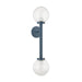 Mitzi Canada - Two Light Wall Sconce - Sia - Slate Blue- Union Lighting Luminaires Decor