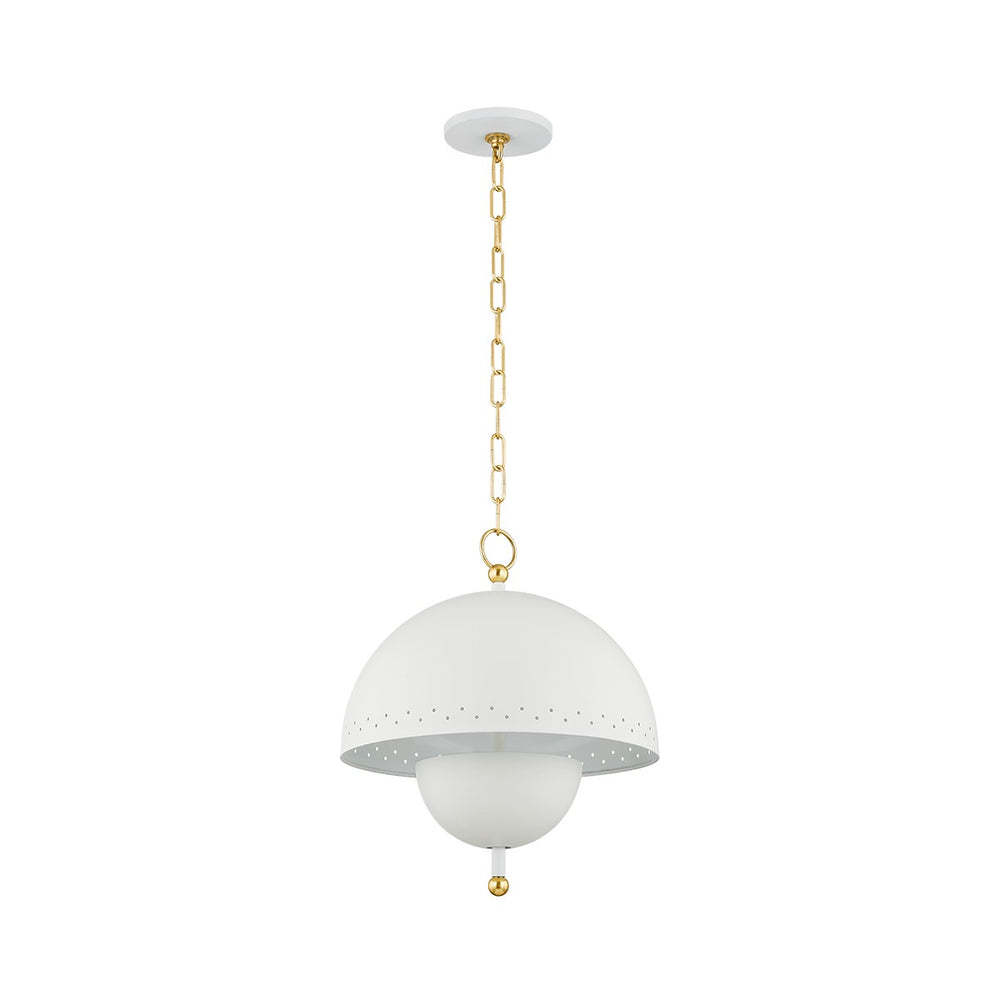 Mitzi Canada - Two Light Pendant - Jojo - Aged Brass/Soft White- Union Lighting Luminaires Decor