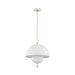 Mitzi Canada - Two Light Pendant - Jojo - Aged Brass/Soft White- Union Lighting Luminaires Decor