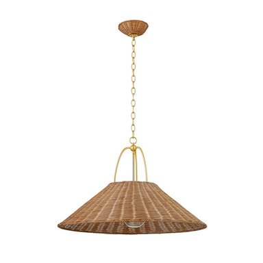 Mitzi Canada - One Light Pendant - Davida - Aged Brass- Union Lighting Luminaires Decor