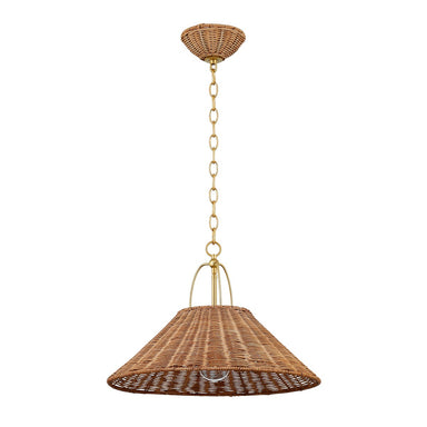 Mitzi Canada - One Light Pendant - Davida - Aged Brass- Union Lighting Luminaires Decor