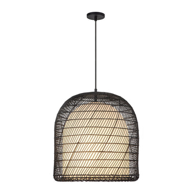 Alora Canada - One Light Pendant - Bondi - Matte Black/Opal Glass- Union Lighting Luminaires Decor
