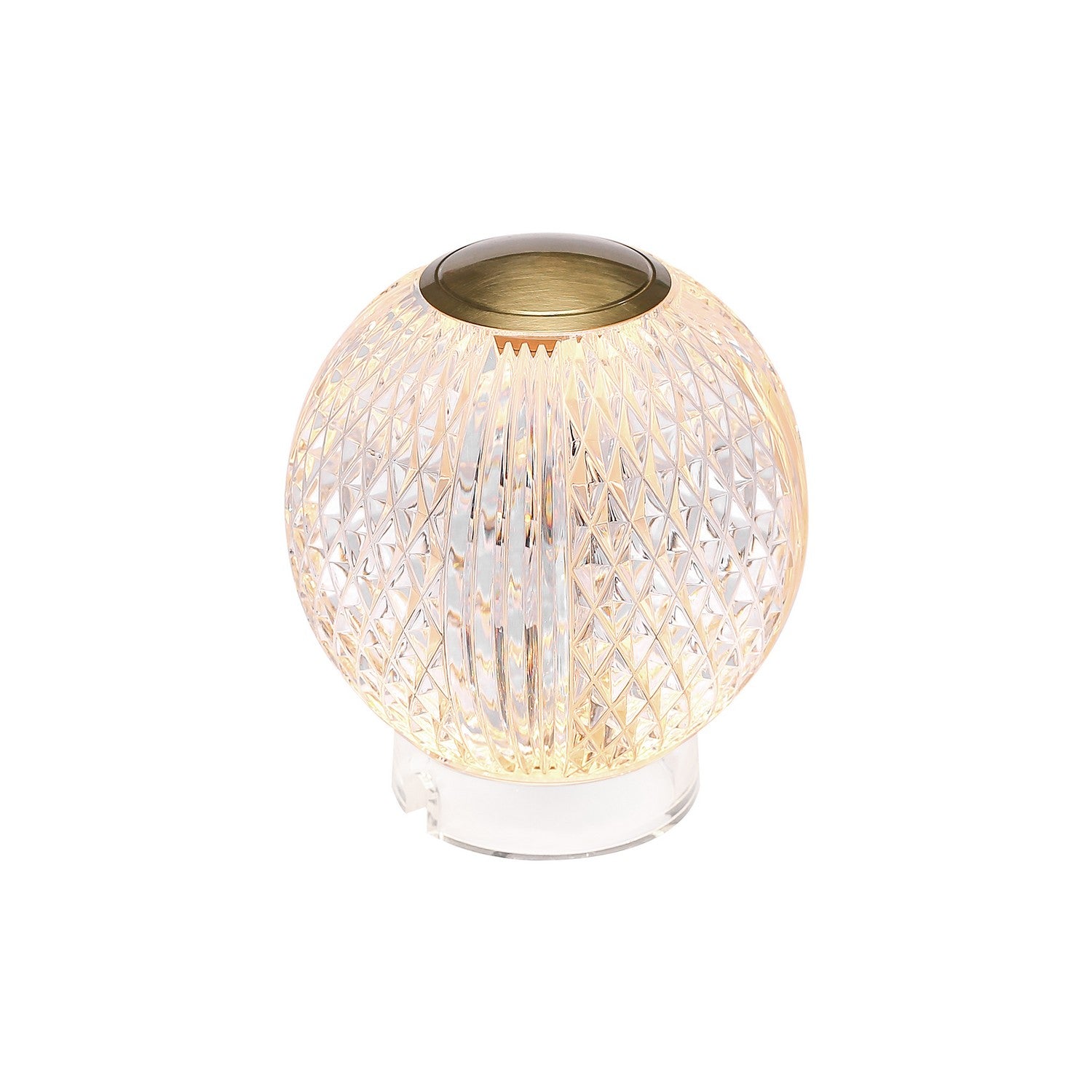 Alora Canada - LED Table Lamp - Marni - Natural Brass- Union Lighting Luminaires Decor
