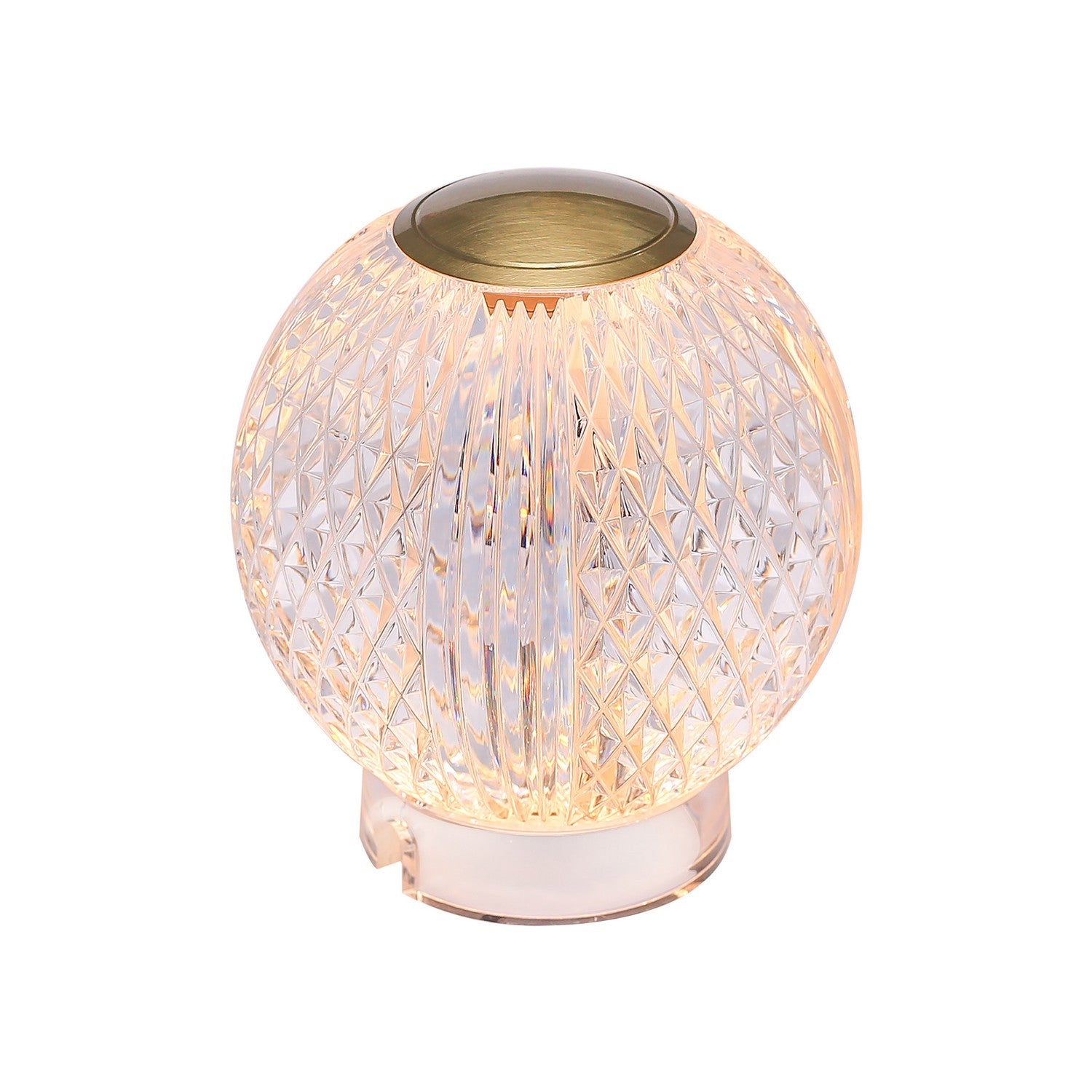Alora Canada - LED Table Lamp - Marni - Natural Brass- Union Lighting Luminaires Decor