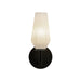 Alora Canada - One Light Wall Vanity - Krysta - Matte Black/Opal Glass- Union Lighting Luminaires Decor