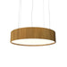 Accord Lighting - LED Pendant - Cylindrical - Louro Freijo- Union Lighting Luminaires Decor