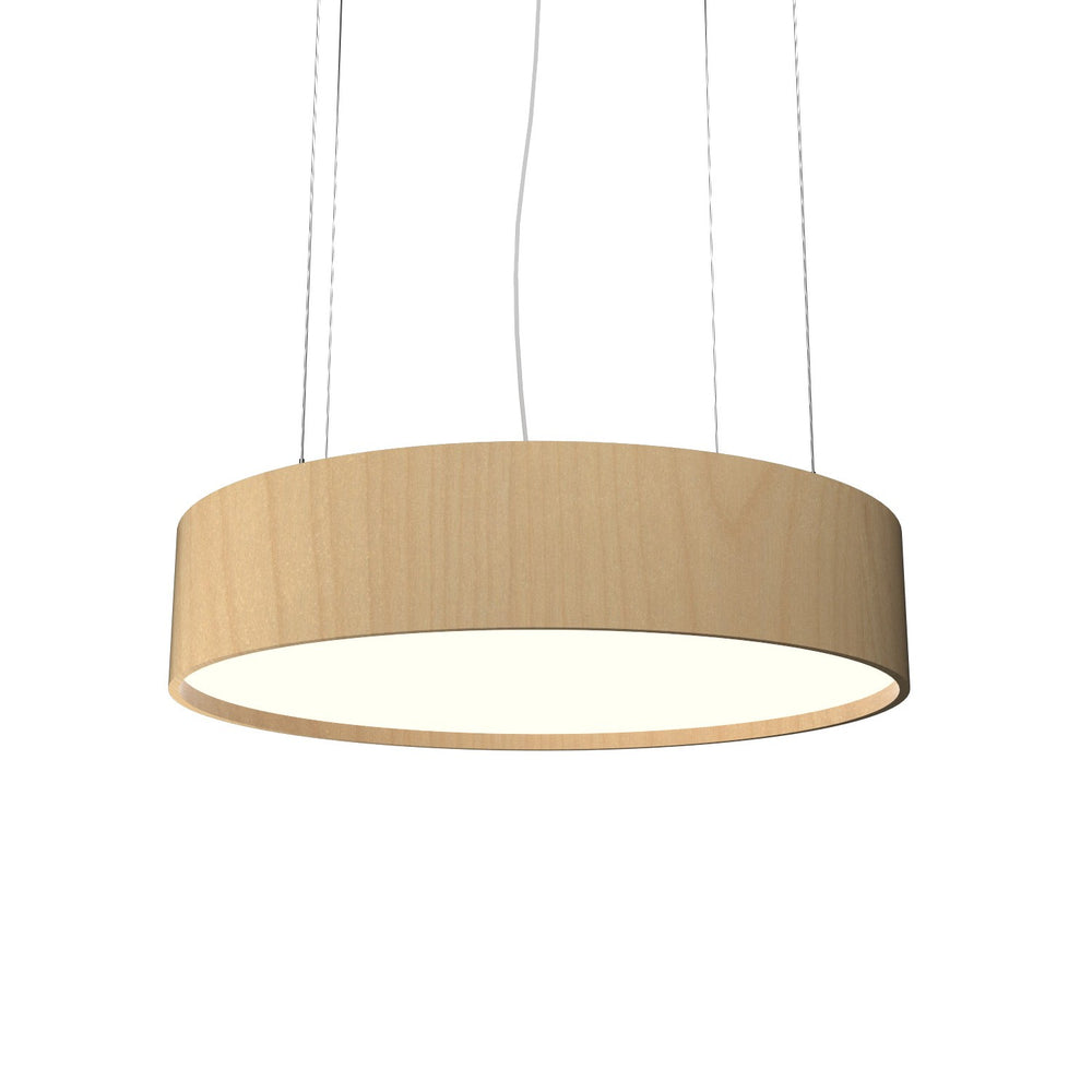 Accord Lighting - LED Pendant - Cylindrical - Maple- Union Lighting Luminaires Decor