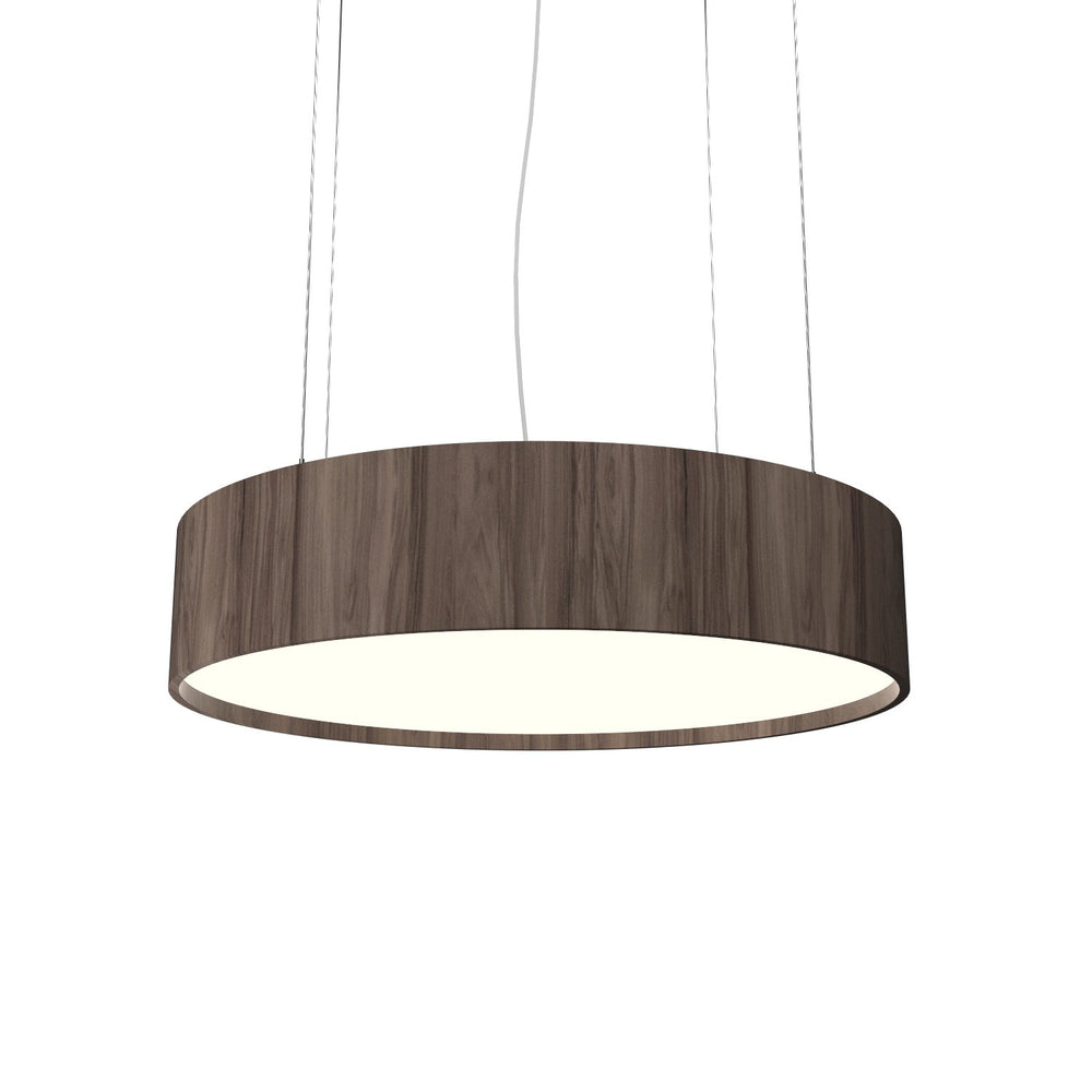 Accord Lighting - LED Pendant - Cylindrical - American Walnut- Union Lighting Luminaires Decor