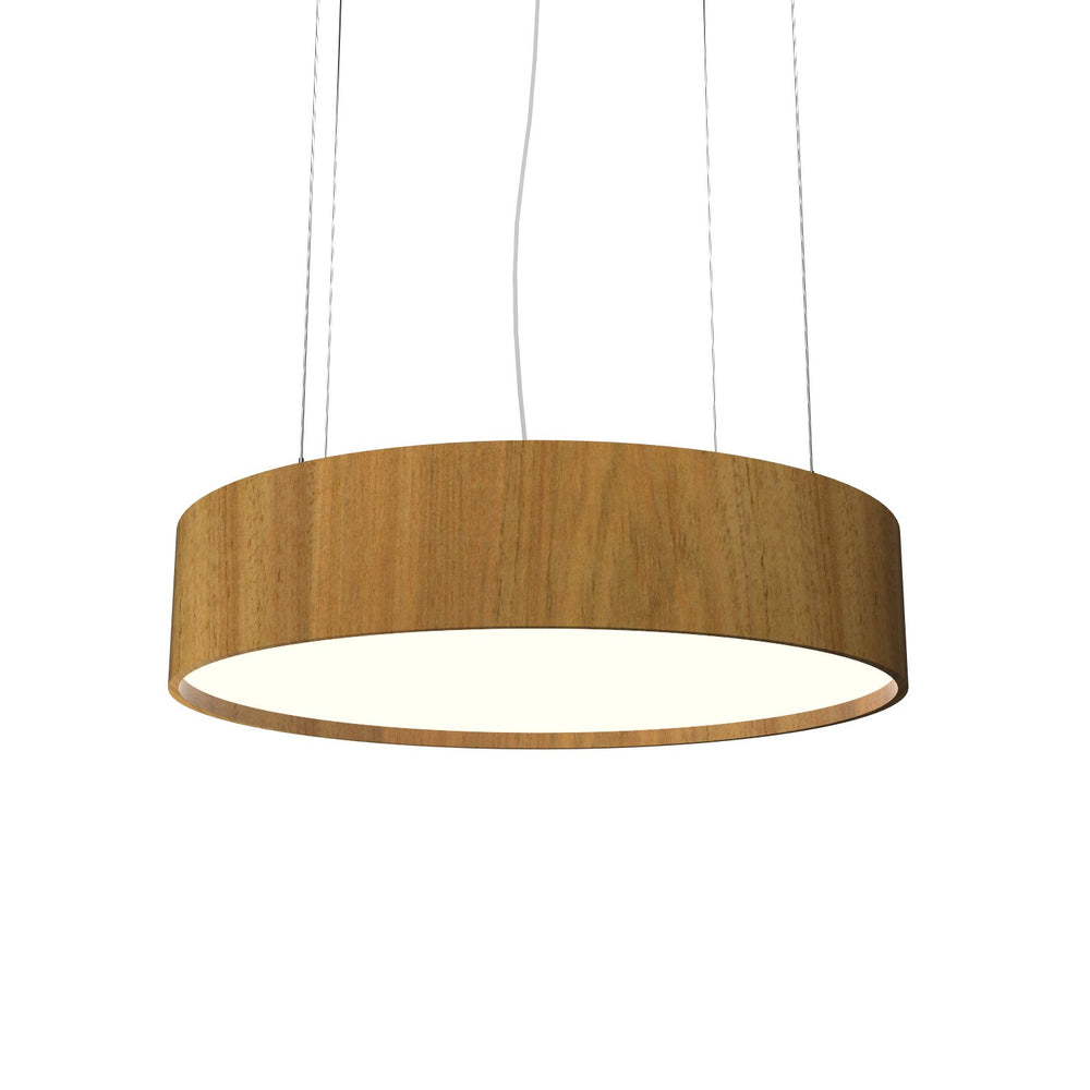 Accord Lighting - LED Pendant - Cylindrical - Louro Freijo- Union Lighting Luminaires Decor