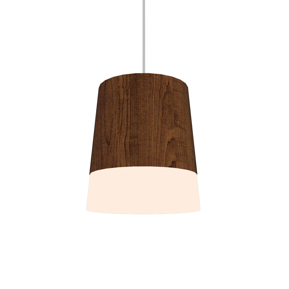 Accord Lighting - LED Pendant - Conical - Imbuia- Union Lighting Luminaires Decor